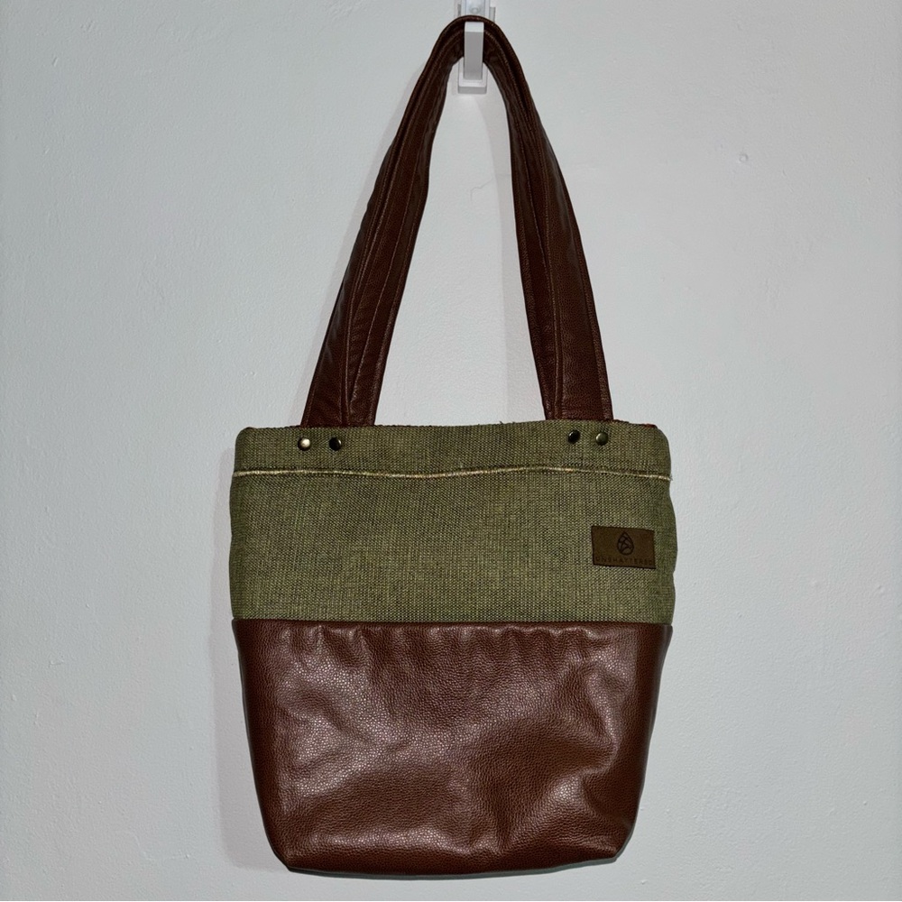 Unshattered Reversible Boho Canvas Tote Bag